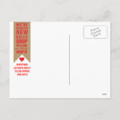 Vakantie Bewegende Aankondiging Deck Nieuwe Zalen (Achterkant)