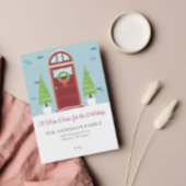 Vakantie Bewegende Aankondiging Kerstmis Kaart