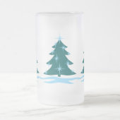 Vakantie Bier Mok Feestelijke Kerstboom Bierglas (Center)