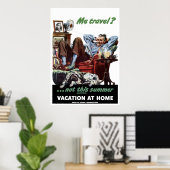 Vakantie bij WW2-Poster thuis Poster (Thuiskantoor)