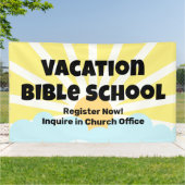 Vakantie Bijbel School Banner (Buitenkant)