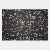 Vakantie Blackboard Patroon Inpakpapier Vel (Voorkant 2)