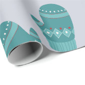 Vakantie blauw cadeaupapier (Rol Hoek)