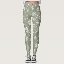 Vakantie Bleke groene en witte sneeuwvlokken