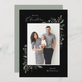 Vakantie bloeit feestdagenkaart (Voorkant / Achterkant)