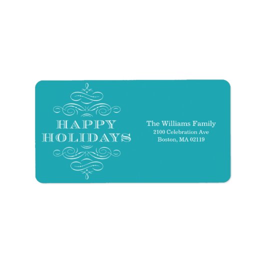 VAKANTIE BLOEIT | VAKANTIE ADRESETIKETTEN ETIKET (Voorkant)