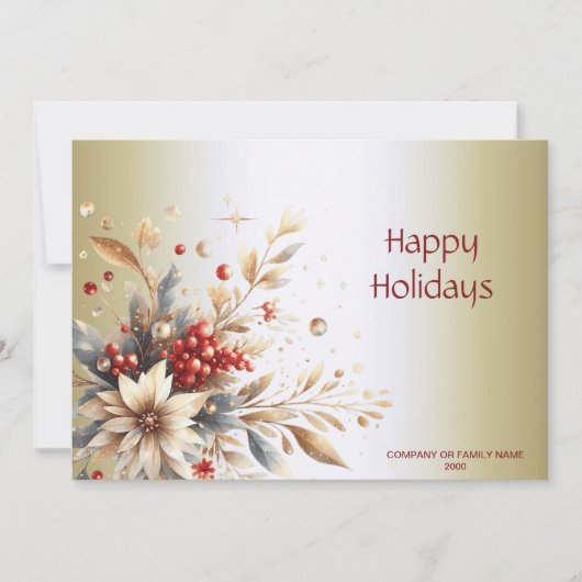 Vakantie bloemen vakantie Kaart (Voorkant)