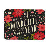 Vakantie bloemenmagneet magneet (Horizontaal)