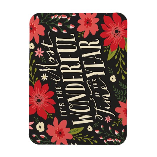 Vakantie bloemenmagneet magneet (Verticaal)