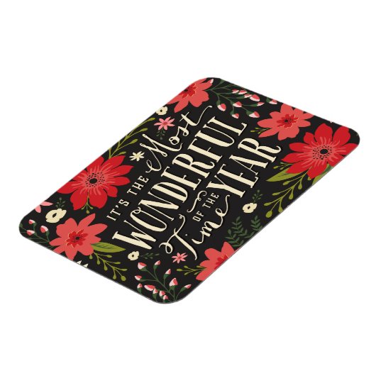 Vakantie bloemenmagneet magneet (Linkerzijde)