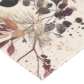 Vakantie bloemige waterverf gedroogde bloemen tafelkleed (Gekanteld)