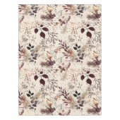 Vakantie bloemige waterverf gedroogde bloemen tafelkleed (Voorkant)