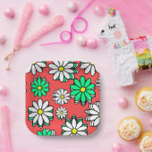 Vakantie Bloom: Feestelijke Rode & Groene Papier B Papieren Bordje (Feest)