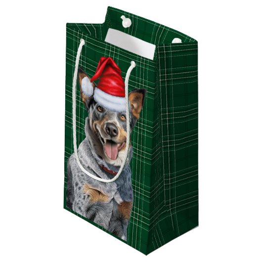 Vakantie Blue Heele Feestelijke Vakantie Plaid Ker Klein Cadeauzakje (Voorkant Gekanteld)