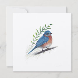 Vakantie Bluebird Art Bird Kaart