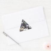 Vakantie Borzoi Dame In Sneeuw Sticker (Envelop)