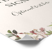 Vakantie Botanische Champagne Kaarten en Klanten G Poster (Hoek)