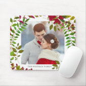 Vakantie Botanische Foto en Naam Mousepad Muismat (Met muis)