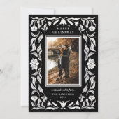  Vakantie Botanische Foto Kerst Kaart (Voorkant)