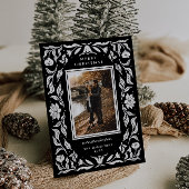  Vakantie Botanische Foto Kerst Kaart