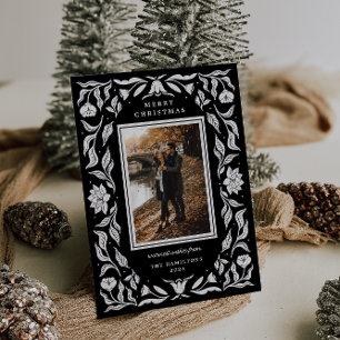  Vakantie Botanische Foto Kerst Kaart