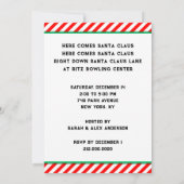 Vakantie Bowling Party uitnodiging (Achterkant)