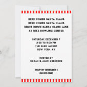 Vakantie Bowling Party uitnodiging (Achterkant)