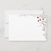 Vakantie Branches Trouwen RSVP (Achterkant)