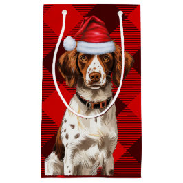 Vakantie Bretagne Spaniel Hond Rood Geplaagd Kerst Klein Cadeauzakje