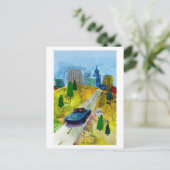 vakantie briefkaart (Staand voorkant)