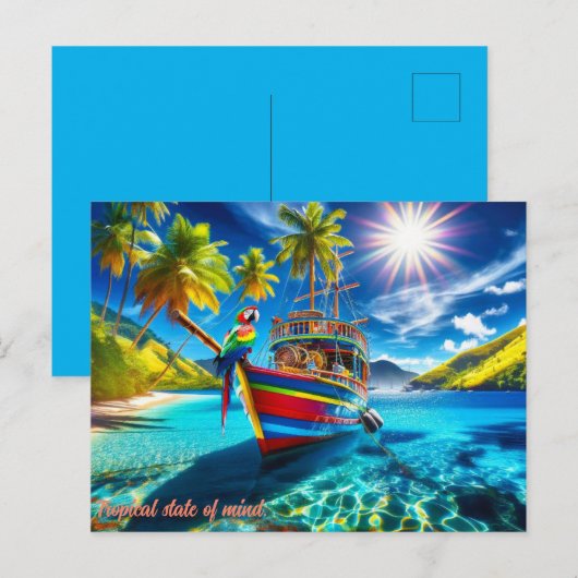 Vakantie briefkaart (Voorkant / Achterkant)