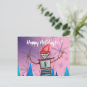 Vakantie Briefkaart (Staand voorkant)