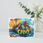 Vakantie Briefkaart Cabo San Lucas (Staand voorkant)