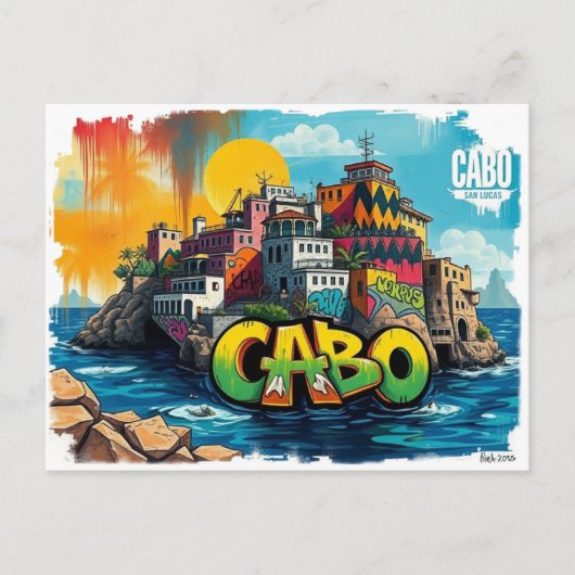 Vakantie Briefkaart Cabo San Lucas (Voorkant)