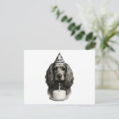 Vakantie Briefkaart Cocker Spaniel (Staand voorkant)