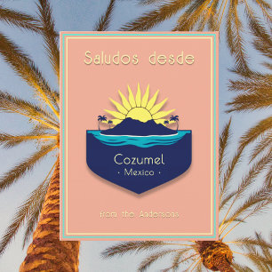 Vakantie Briefkaart Cozumel Mexico