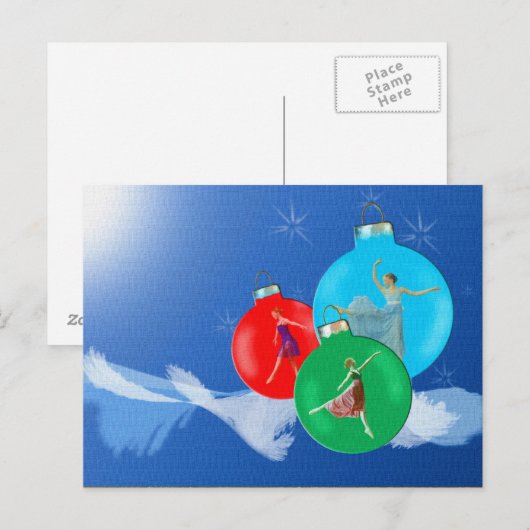 Vakantie Briefkaart in Ballerina (Voorkant / Achterkant)