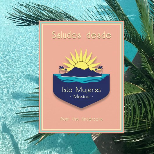 Vakantie Briefkaart Isla Mujeres