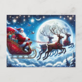 Vakantie Briefkaart Santa (Voorkant)