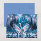 Vakantie Briefkaart Swan Dance (Voorkant / Achterkant)