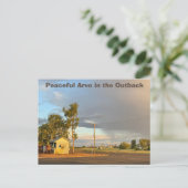 Vakantie Briefkaart van Cunnamulla. QLD. AU. (Staand voorkant)