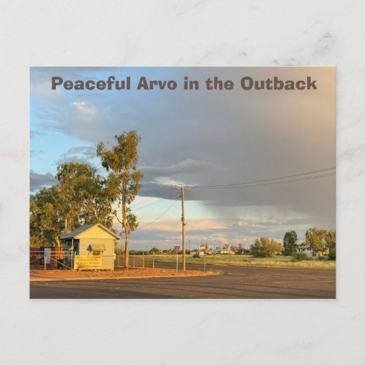 Vakantie Briefkaart van Cunnamulla. QLD. AU. (Voorkant)