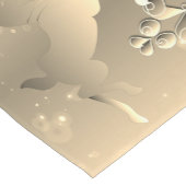 Vakantie Bronzy Reindeer en Snowflakes Korte tabel Korte Tafelloper (Hoek)