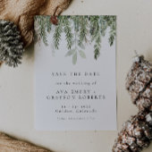 Vakantie bruiloft Bewaar de datum uitnodiging