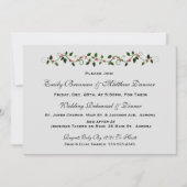 Vakantie bruiloft repetitie diner uitnodiging (Voorkant)