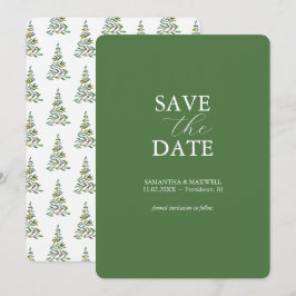 Vakantie bruiloft Save the date uitnodigingen