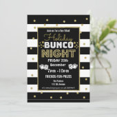 vakantie-bunco-avond, bunco-feest PTA-evenement PT Kaart (Staand voorkant)