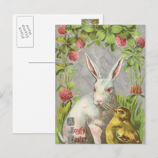  vakantie Bunny Easter Briefkaart (Voorkant / Achterkant)