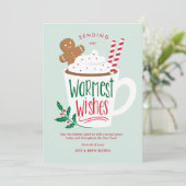 Vakantie Cacao Zakelijke Vakantie Kaart (Staand voorkant)