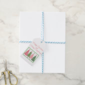 Vakantie cadeau label, gepersonaliseerd cadeaulabel (Met Touw)